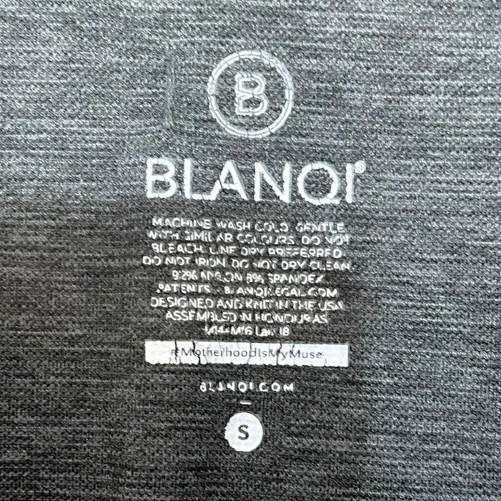 Blanqi‎ Gray Heathered Seamless Hipster Leggings Activewear Athleisure Small S